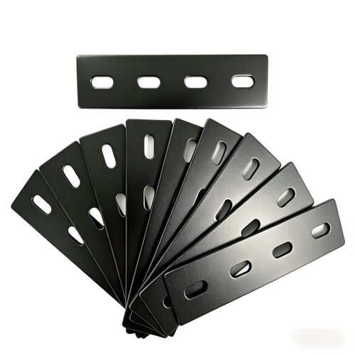 Roof Rack Mounting Brackets 6" x 1.5" - 10 Pack Heavy Duty Steel