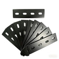 Roof Rack Mounting Brackets 6" x 1.5" - 10 Pack Heavy Duty Steel