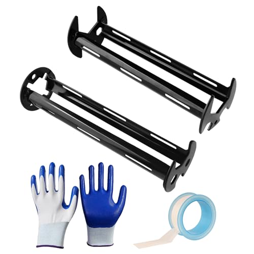 2Pcs Four-Jaw Basin Wrench Set, Universal Under Sink Plumbing Tool