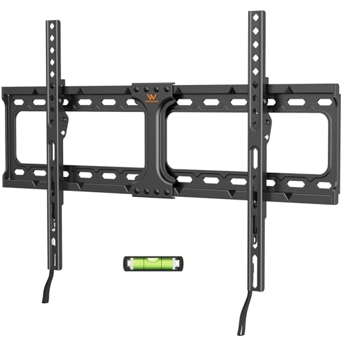 IWORKBOARD Fixed Low Profile TV Wall Mount Bracket for 65 75 inch TVs - size: For 37" to 90" TVs, 24" Studs