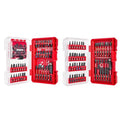 Geinxurn 107Pieces Impact Screwdriver Bits Set, Magnetic S2 Steel 1”/2”3”Phillips/Square/Torx/Slotted/Hex/Pozi Bits Tips and Impact Bit Holder with Storage Box Case - style: STKB107