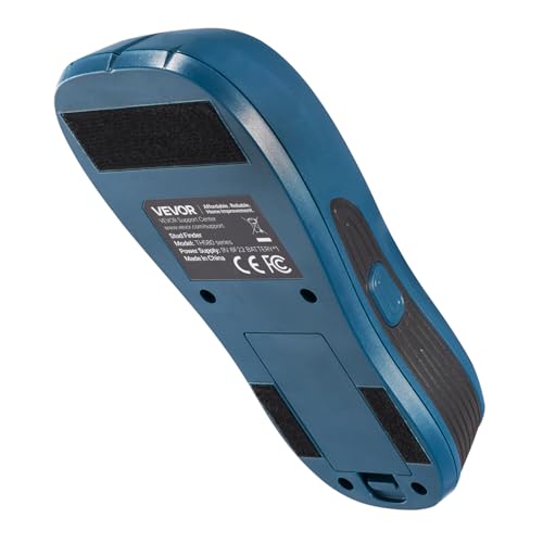 VEVOR Stud Finder Wall Scanner, 5 in 1, Electronic Wall Stud Detector with Smart Sensor, High-Definition LCD Display and Audio Alarm, for the Center and Edge of Metal, AC Wire, Joists, Pipes, Blue