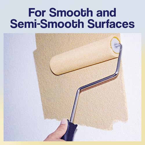 Foampro 9 9 inch x 3/8 inch Smooth & Semi-Smooth Surface Roller Cover, 1 pack| Foam Paint Roll | Painting Supplies & Tools For Home | Safe for Use With All Paints, Stains, Primers, Clear Coats - size: Pack of 1