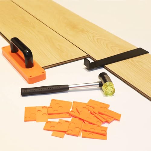 WHLLING 43PC Laminate Wood Flooring Installation Kit- 40Pcs Floor Spacers