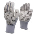 Pro-Grade TPE Anti-Vibration Non-Slip Gloves, Heavy Duty Work Gloves, Reinforced Grip for Construction/Machinery - color: Shockproof& Crashproof-l