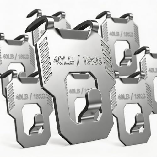 Picture Hangers, Picture Hooks for Hanging, Heavy Duty Wall Hooks
