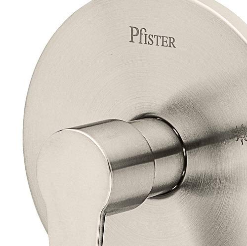 Pfister Pfirst Modern Single Handle Shower Faucet Valve Trim Kit R89040K - color: Brushed Nickel, size: 1 Pack