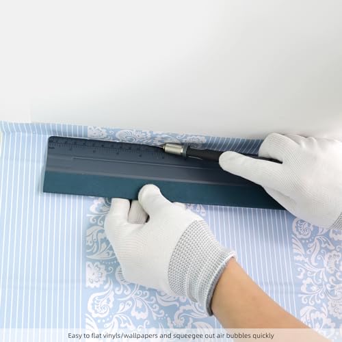 EHDIS Wallpaper Smoothing Tool Kit Wallpaper Smoothing Brush Large Wallpaper Squeegee for Applying Peel and Stick Wallpaper, Vinyl Backsplash Tile,Smoothing Wallcovering