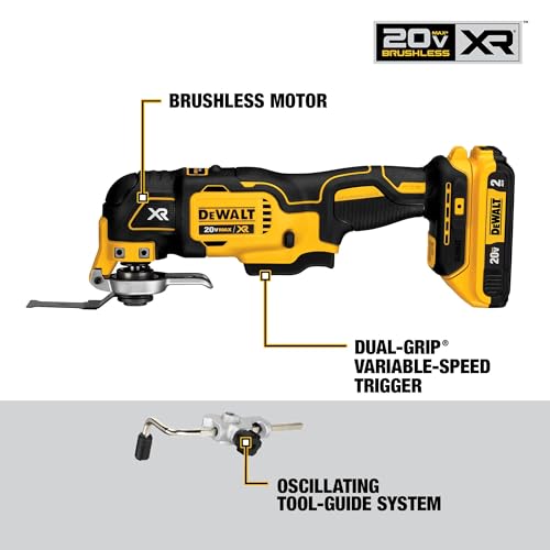 DEWALT 20V MAX Power Tools, 9 Cordless Tool Combo, Impact and Drill Driver, Oscillating Tool, Grinder,Circular and Reciprocating Saw,Right Angle Drill,Speaker,LED Light, 2 Batteries,Charger (DCK940D2) - style: Standard / (2 batts)