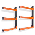 Ultrawall Wall Mount Wood Organizer and Lumber Storage Rack with 3-Level - style: Industrial