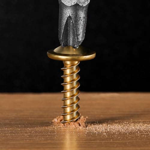 #8 x 3/4" Wood Screw 500Pcs Alloy Steel Standard Thread Truss Head Fast Self Tapping by SG TZH - size: #8 x 3/4"