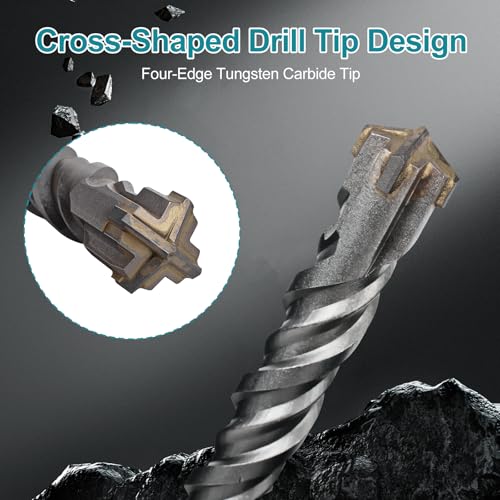 3/4 Inch x 10 Inch SDS Plus Rotary Hammer Drill Bit - size: 3/4", style: 10 Inch