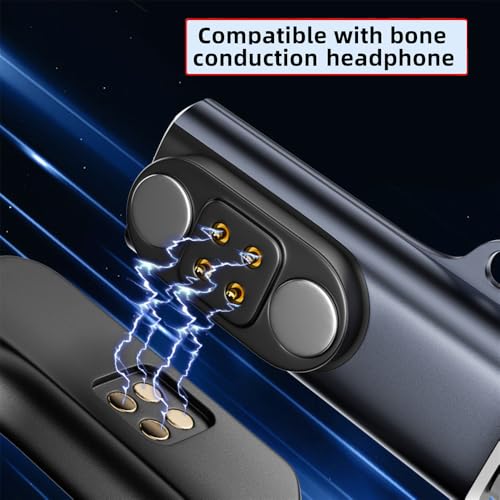 2pcs/lot Magnetic Charging Adapter USB Type-C to Pitch 2.5mm with 4-Pin Terraced Square Contacts Compatible with Bone Conduction Headphone - style: Pitch 2.5mm