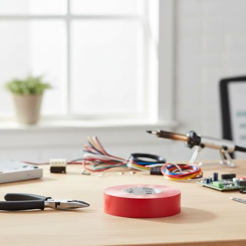 Morris 60010 Red Vinyl Plastic Electrical Tape, 7 mil, PVC, 66' Length, 3/4" Width, 1-Pack - color: Red, style: 1-Pack