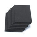 6" X 8" X 1/5" Thick Heavy Duty Felt Sheets - 8 Sheets (Black) - color: Black/8pcs