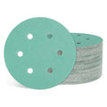 50Pcs Sanding Disc 6Inch 240Grit 6 Hole Sandpapers Green - color: Green, size: 6 Inch(240 Grit)