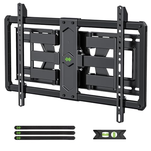 USX Mount Ultra Slim TV Wall Mount for 37-90 inch TVs, Low Profile Full Motion TV Mount with Swivel Articulating Dual Arms, Wall Bracket for Max VESA 600x400mm Holds 120lbs, Fits 16"/18"/24" Studs - size: 37-90 inch, 120 lb
