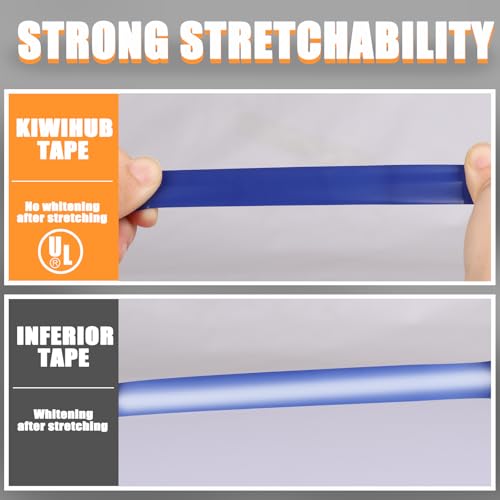 Blue Electrical Tape, UL Approved, 0.7in x 33ft, 9 Pack - color: Blue