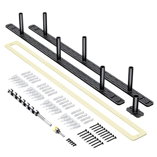 2pcs Floating Shelf Hardware Heavy Duty Hidden Shelf Brackets Support,Wall Mounting Invisible Floating Shelves Bracket with Jig (34" x 4" x 1.5" with Tools) - size: 34" x 4" x 1.5"