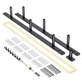 2pcs Floating Shelf Hardware Heavy Duty Hidden Shelf Brackets Support,Wall Mounting Invisible Floating Shelves Bracket with Jig (34" x 4" x 1.5" with Tools) - size: 34" x 4" x 1.5"