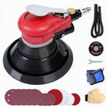 Autolock Air Random Orbital Sander with Extra 5"&6" Backing Plate 1pcs - size: 5/6 Inch