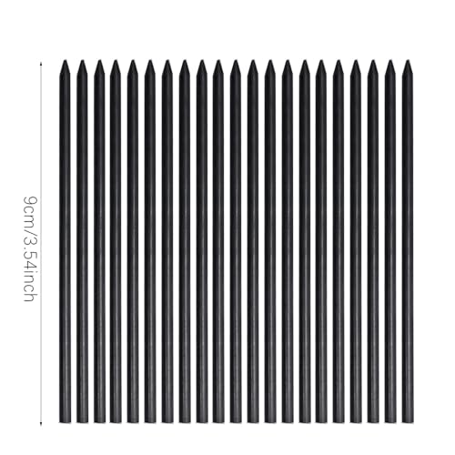 100PCS 2.8mm Carpenter Pencil Lead Refills, Black Graphite Leads for Woodworking Marking, Break Resistant Construction Lead Refills for Deep Hole Scribing Tools