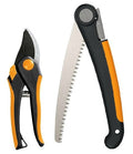 Fiskars 2-Piece Garden Tool Set, Folding Hand Saw & Pruning Shears - style: Folding Saw & Pruner Set