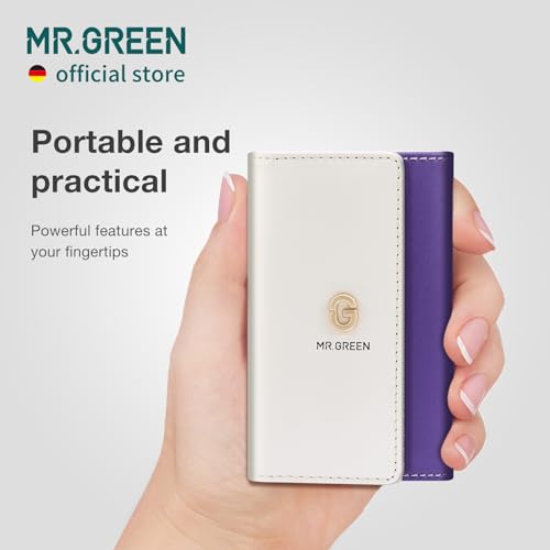 MR.GREEN Colorful Manicure Set Practical Pedicure Kits Nail Clippers Personal Care Tools Facial Hair Scissors with Fashion Case (Mr-6684 Purple) - color: Mr-6684 Purple