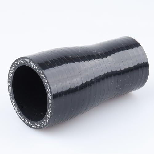AC PERFORMANCE ID 1.25" to 1" Straight Silicone Hose Reducer Black - color: Black, size: ID 1.25" to 1" (32mm to 25mm)