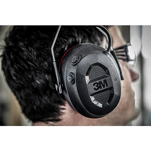 3M Pro-Protect + Gel Cushions Electronic Hearing Protector with Bluetooth Wireless Technology, NRR 26 dB