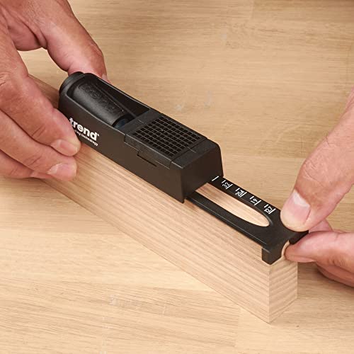Trend Single Pocket Hole Jig with HSS Drill Bit & Depth Setting Collar, Square Drive Bit & Pocket Hole Screws Selection, PH/JIG/BS - style: Single