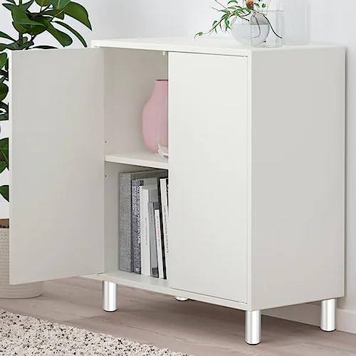 Sumnacon 4PCS Aluminium Alloy Furniture Legs - Round Adjustable Sofa Legs Furniture Cabinet Legs, 2 Inch Funiture Feet for Cabinet Desk Table Chair Sofa Bed, Silver - color: Silver, size: 2 Inch Height