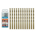 7/32 inch Cobalt Drill Bits (12Pcs), M35 HSS Metal Jobber Length Twist Drill Bit Set for Hard Metal, Stainless Steel, Iron, Copper, Aluminium, Brass, Plastic & Wood - style: 7/32 Inch