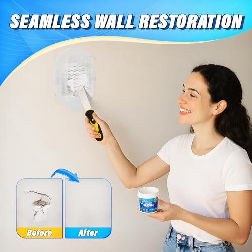 DIYSELF 16-Piece Drywall Repair Kit, Spackle Wall Repair with Mesh Patches - size: 16 Pack