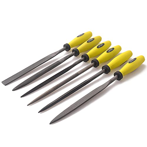 Needle File Set (6 PIECE Set) 5x180mm - color: Carbon Steel, size: 5x180mm