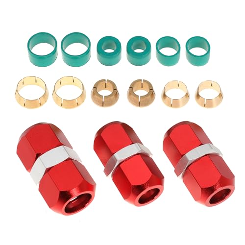 Air Conditioning Repair Splice for Dorman 800-640 800-641 800-642 5/8 inch 3/8 inch 1/2 inch Line Splice A/C Line Splice Repair Tools Connector Kit - size: Line-64012