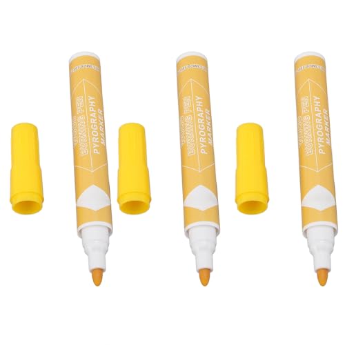 Semme 3Pcs Pyrography Wood Burning Pen Set with Thermal Effects for Beginners Artists Projects Scorching Craft Tool