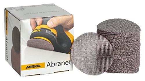Mirka Abranet Grip Sanding Discs 3 inch Grit 100 50 pcs - size: Grit 100