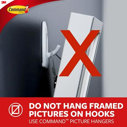 Command Medium Designer Hooks, 2 Hooks, 4 Strips
