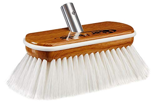 STAR BRITE 8" Premium Stiff Bristle Wash Brush - color: White, size: Premium 8" Brush