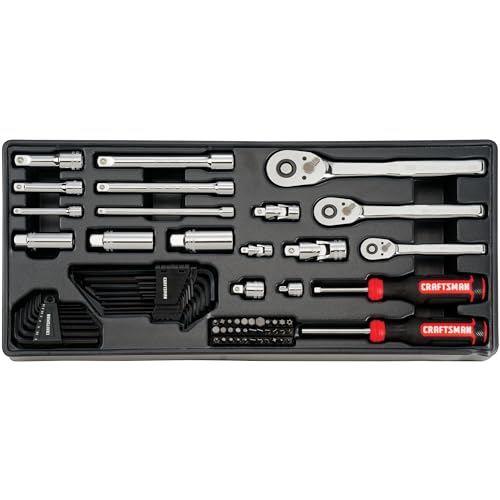 CRAFTSMAN Mechanics Tool Set, 298 Piece Hand Tool and Socket Set SAE/Metric (CMMT12139)