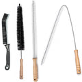Drain Cleaning Brush Set, Flexible Sink and Shower Drain Brush, 4PCS