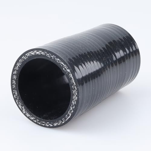 AC PERFORMANCE ID 1.35" to 1.25" Straight Silicone Hose Reducer Black - color: Black, size: ID 1.35" to 1.25" (35mm to 32mm)