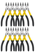 BOOSDEN Wire Cutter 6.5 inch Cutting Pliers Diagonal Cutter Snipper 10 Pack - size: 6.5"- 10 Pack