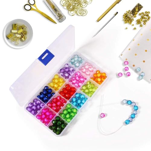 Opret Bead Organizer 15 Grids 8 Pack for Crafts - color: 8 pcs, multicolors 1