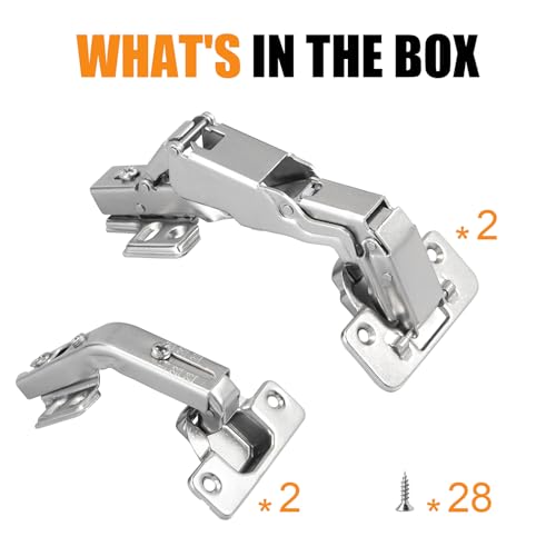 HBL' 165°& 135° Lazy Susan Cabinet Hinges, Two Doors Corner Cabinet Hinges - size: 1 Set