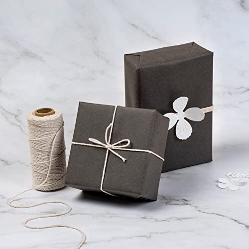 RUSPEPA Dark Gray Kraft Paper Roll - 12 inches x 100 feet - Natural Recyclable Paper Perfect for Crafts, Art, Small Wrapping, Packing, Postal, Shipping, Dunnage & Parcel - color: DarK Gray, size: 12" x 100'