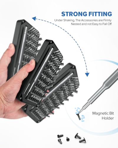 58-Piece Precision Screwdriver Set for Electronics & Eyeglasses Repair