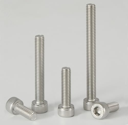 M5x0.8 x 40mm Socket Head Cap Screws Metric, 304 Stainless Steel (A2-70), Allen Socket Drive, Bright Finish, Full Thread, Rust & Corrosion Resistant, for Automotive, Machinery & DIY, 30 PCS - size: M5x40mm (30 PCS)