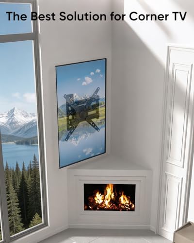 FORGING MOUNT Corner TV Wall Mount Full Motion TV Mount for 17-50 inch TVs - size: Fits 17-50'' TVs